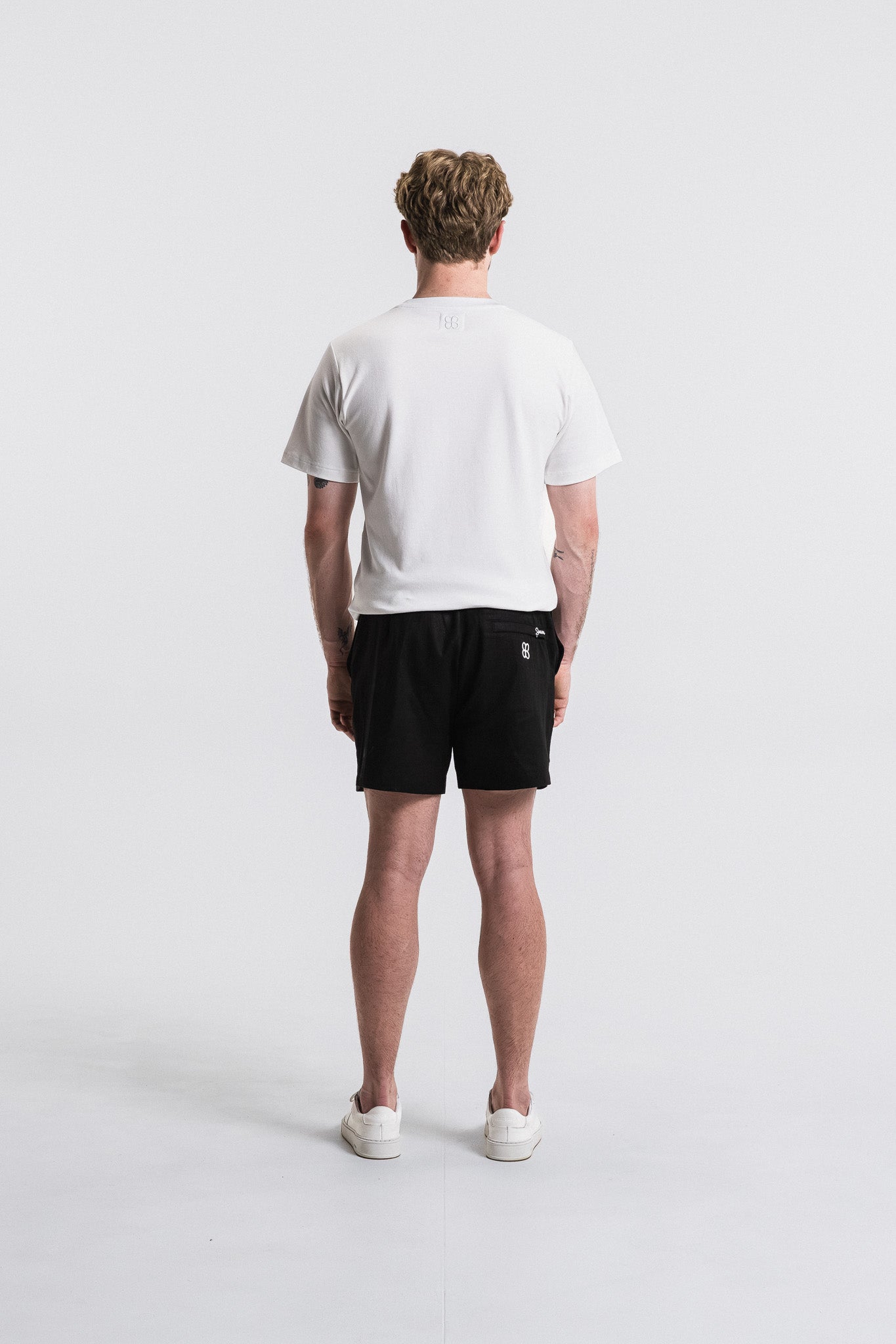 Side Tab Linen Short