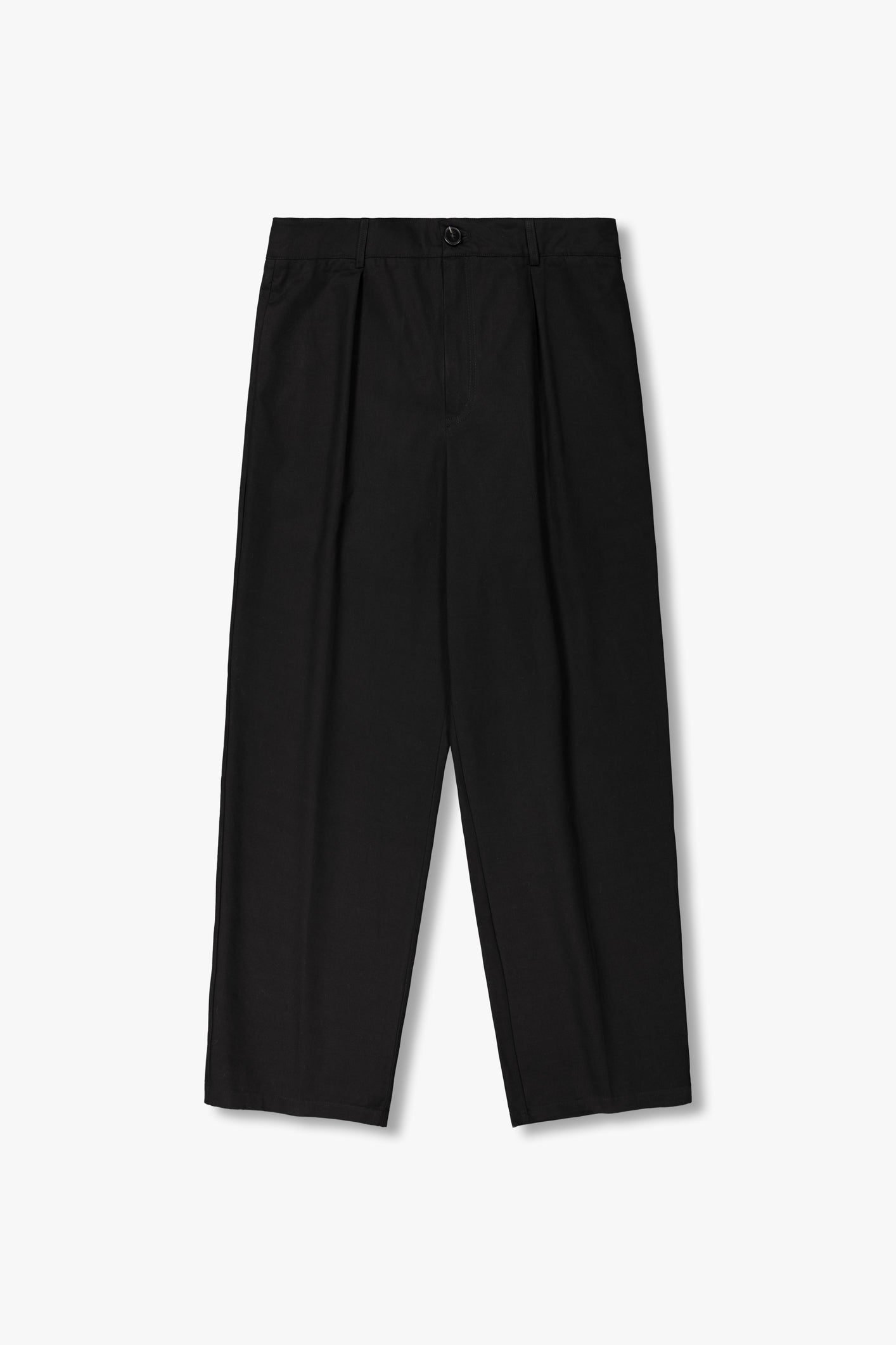 Poplin Pleated Trouser