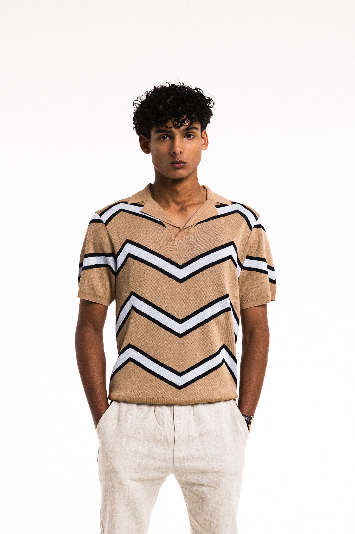 Chevron Zigzag Polo