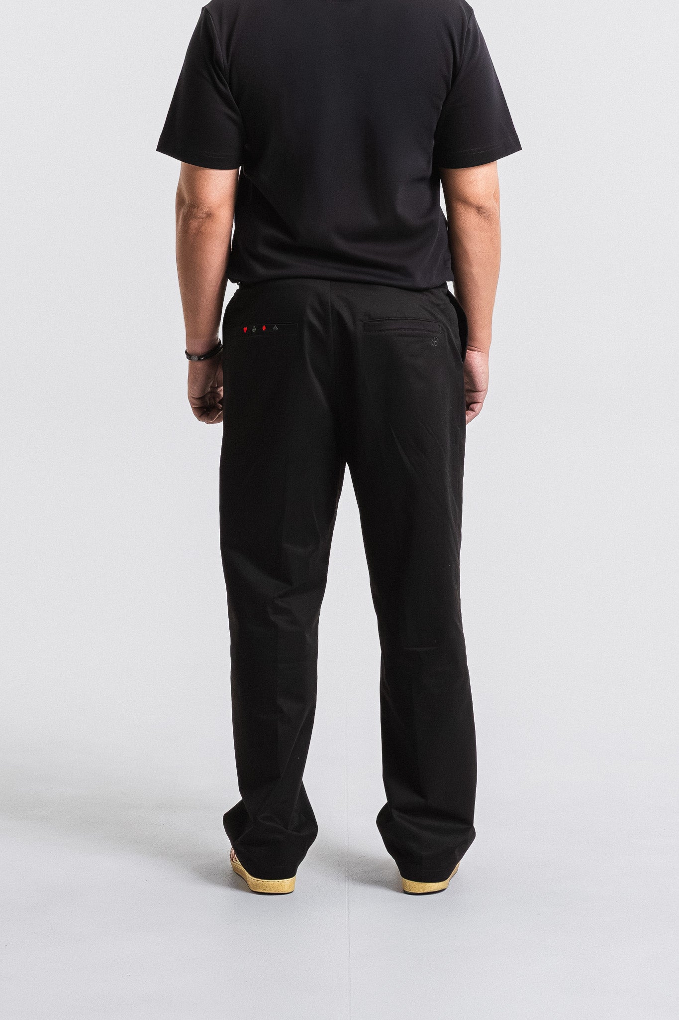 Poplin Pleated Trouser