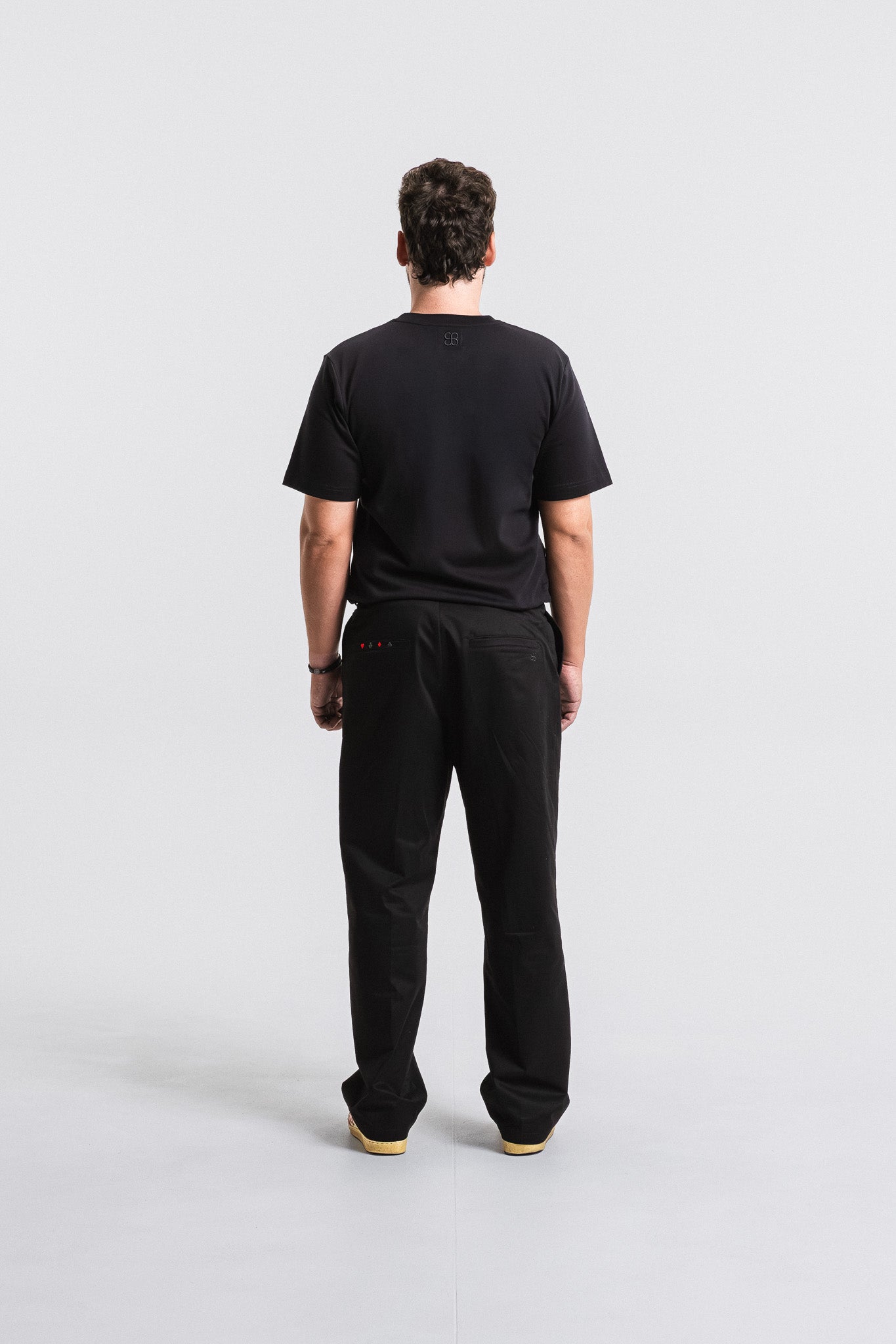 Poplin Pleated Trouser