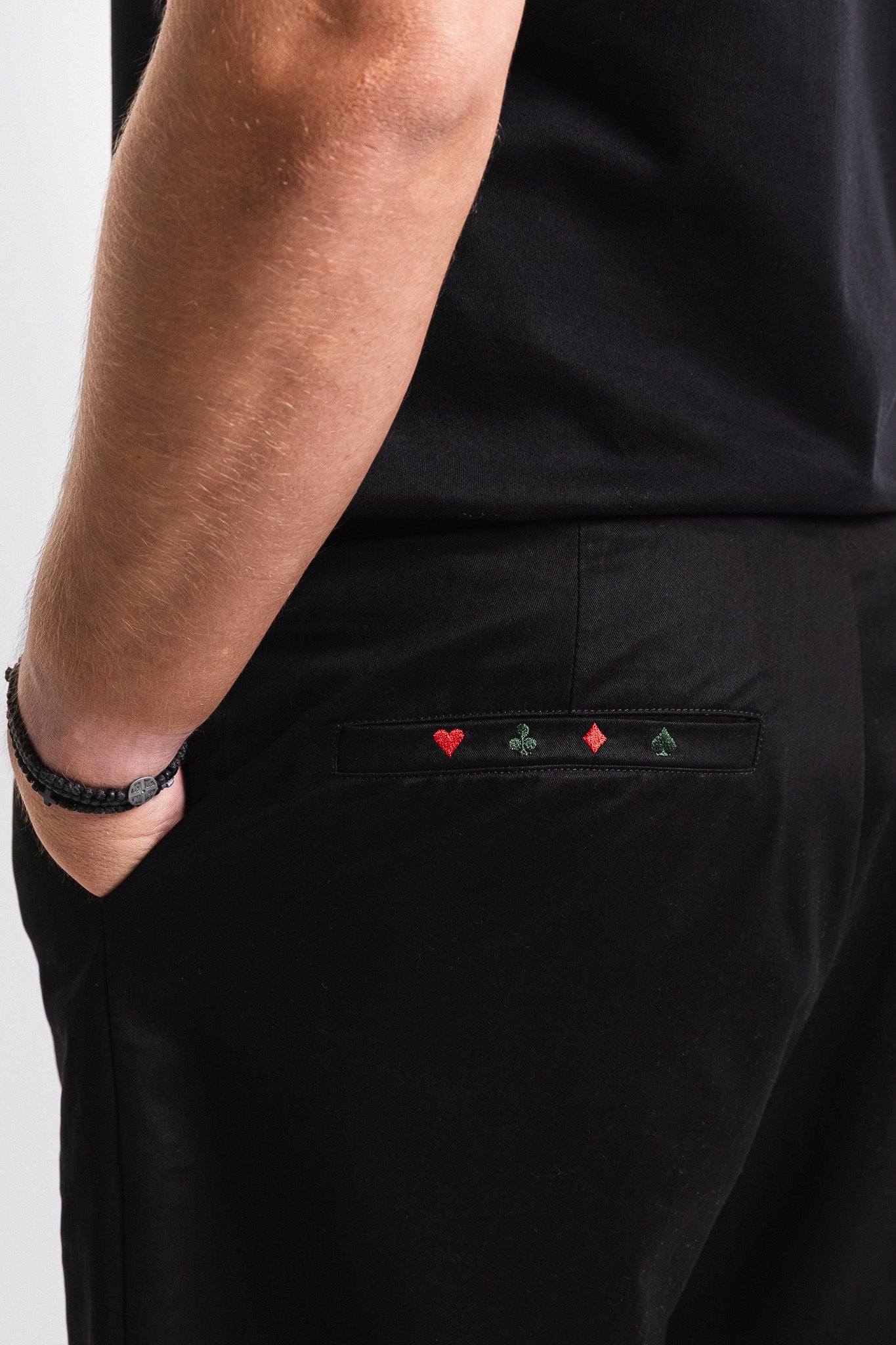 Poplin Pleated Trouser