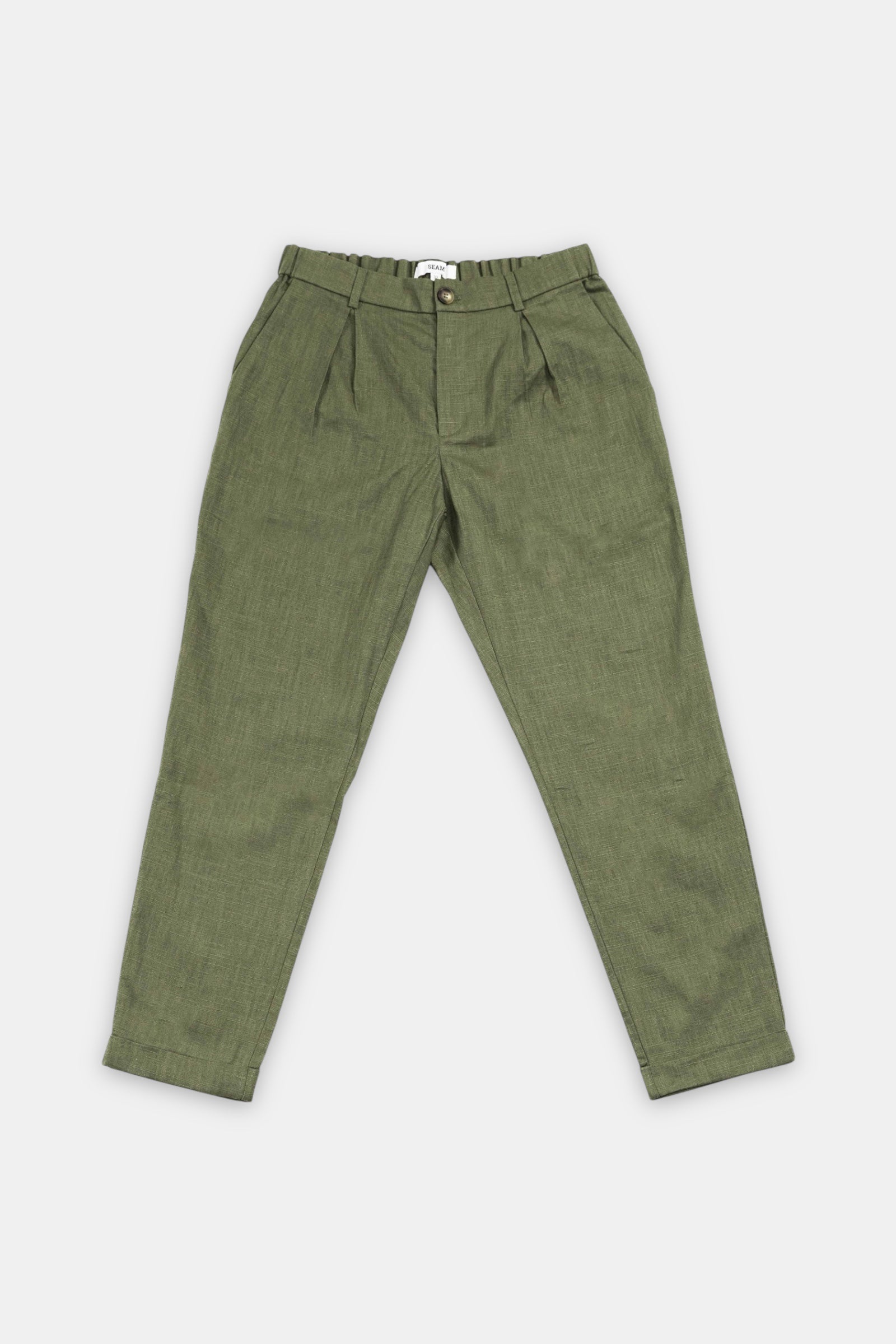 Pleat Linen Pant - Seam.