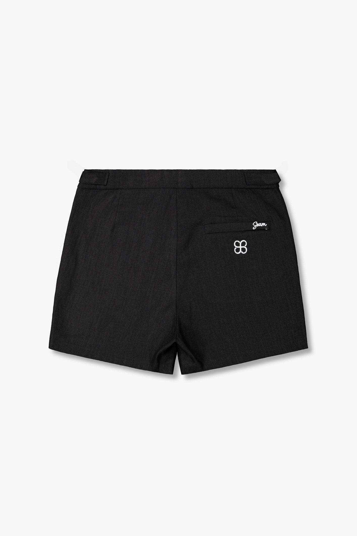Side Tab Linen Short